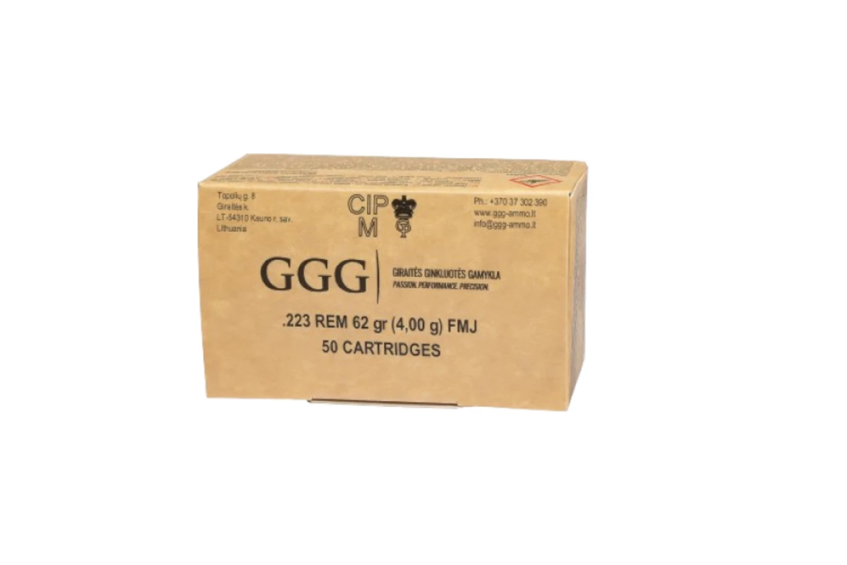 GGG .223 Rem, 62 GRS FMJ (GPR12)