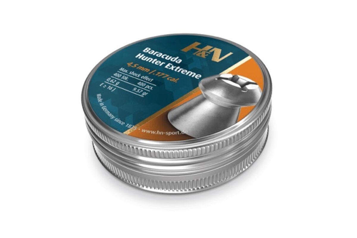 H&N Baracuda Hunter Extreme, 4,5 mm, 0,62 g., 16 J, Max. Distance 50 m., 400 pcs.