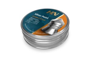 H&N Silver Point, 4,5 mm, 0,75 g., 16 J, Max. Distance 30 m., 400 pcs