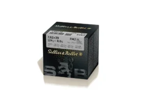 7.62×39 mm – 124 GRS (8.0 g) FMJ